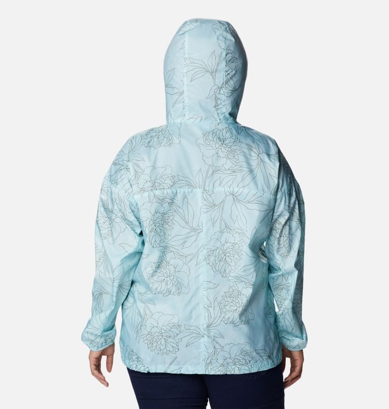 Jacheta Columbia Alpine Chill Windbreaker Dama Albastri Deschis | Plus Size WV819ZASQ